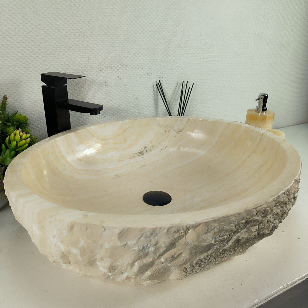 Раковина из оникса Erozy White EO-64415 60*52*16 0215