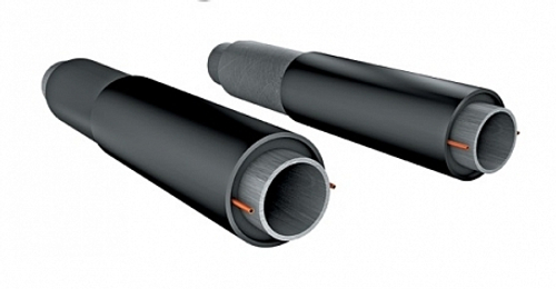 Концевой элемент трубопровода с каб. выв. эл/св 219х6,0-1-ППУ-ПЭ