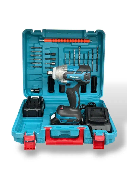Ударный гайковерт Makita , 2 АКБ + кейс