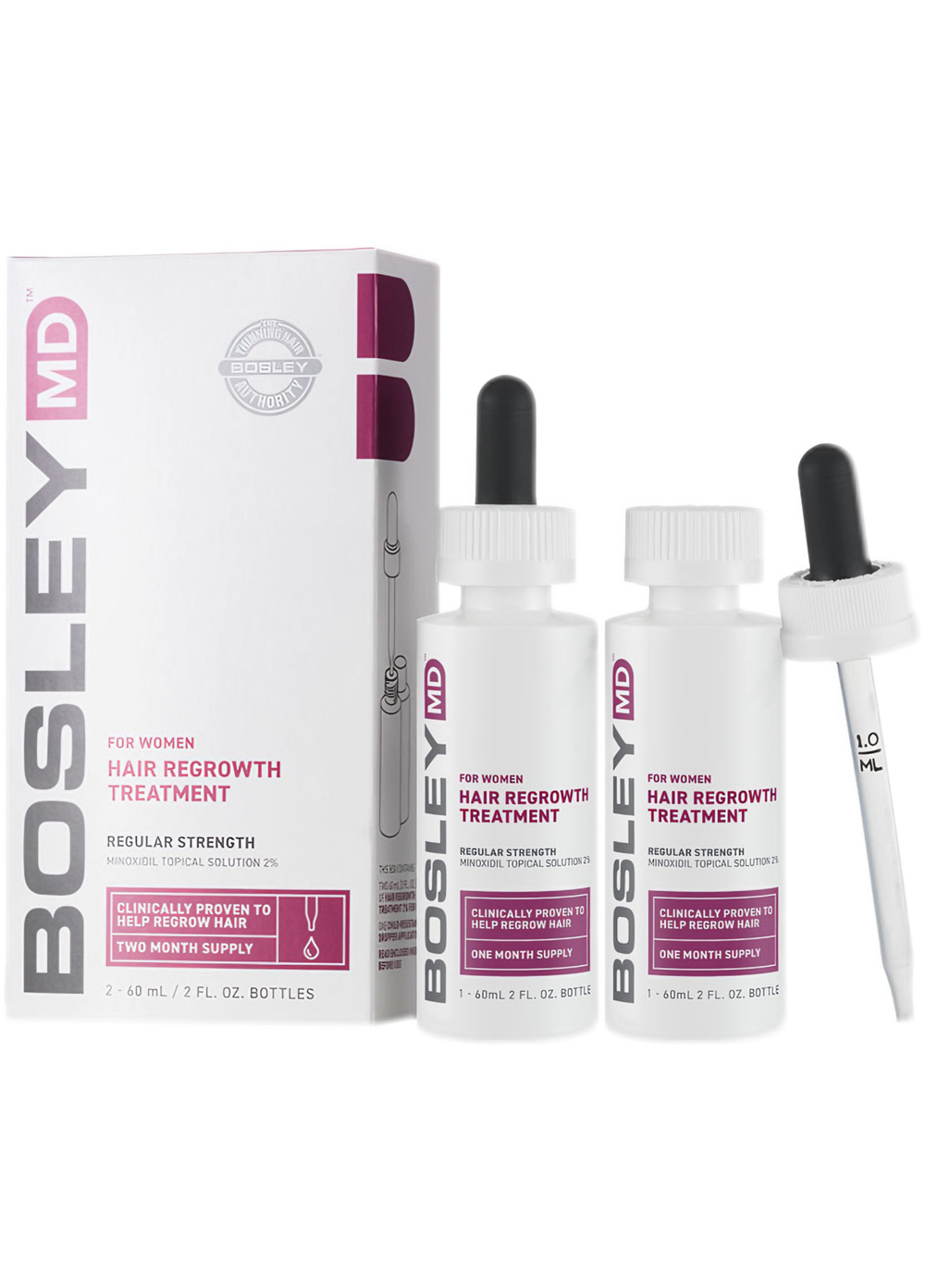 FOR WOMEN HAIR REGROWTH TREATMENT 2% DROPPER/ Усилитель роста волос для женщин