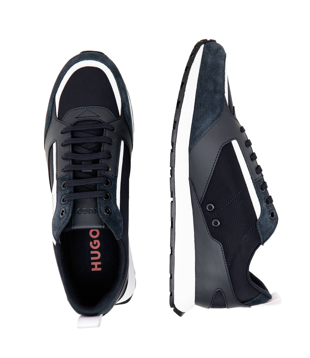 Кроссовки Icelin_Runn_nypu A_N HUGO - темно-синий(50498329)