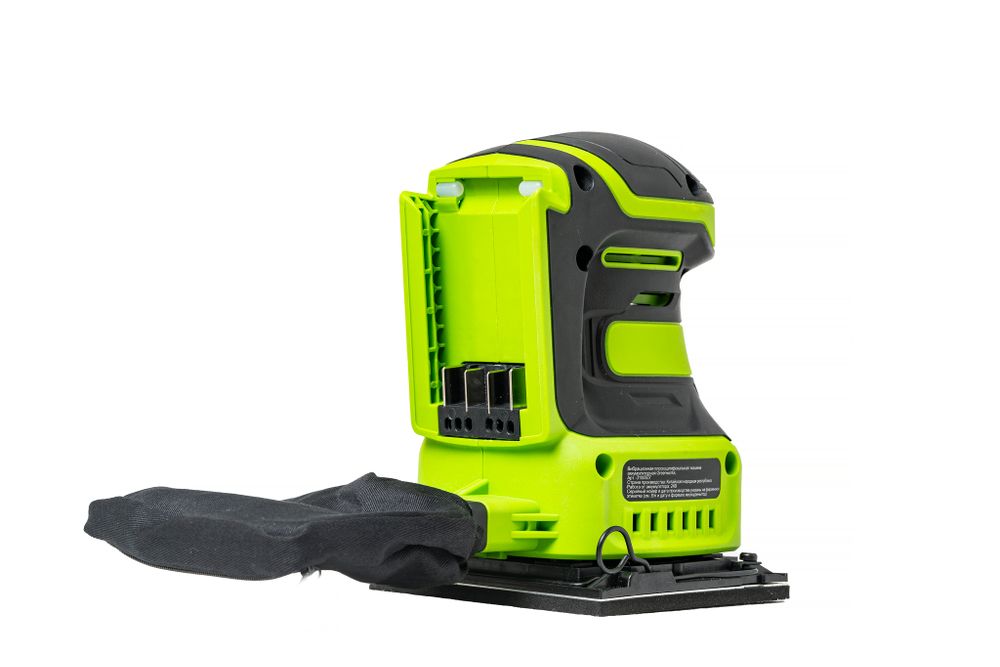 Плоскошлифовальная машина аккумуляторная Greenworks G24SS14, 3100507,24 В, без АКБ и ЗУ