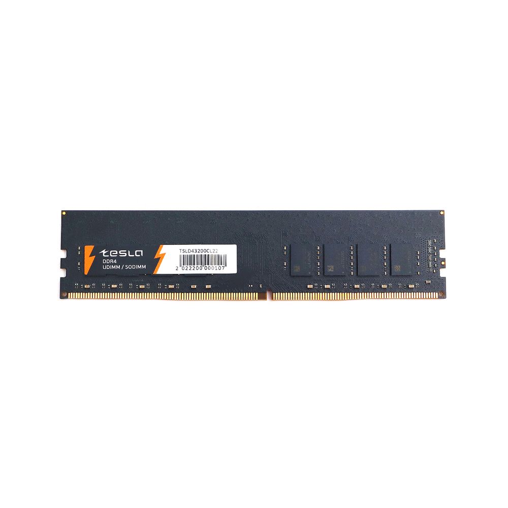 Память TESLA DDR4 DIMM 8Гб, 3200МГц, CL22, Bulk, 1.2В (TSLD4-3200-CL22-8G-BLK)
