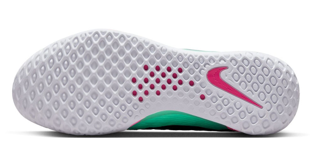 Теннисные кроссовки Nike Zoom Court NXT - obsidian/green glow/white/hyper pink