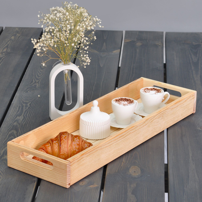 Столик для завтрака в постель, 58х18х7, Флоутард, поднос, подставка, для кухни, деревянный, Dipriz