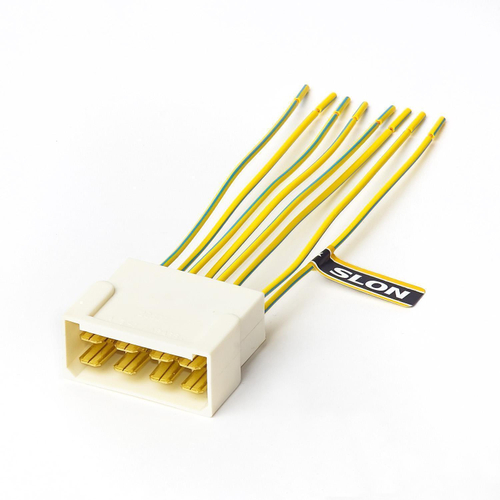 Колодка с проводом разъем папа 8ми-контактная