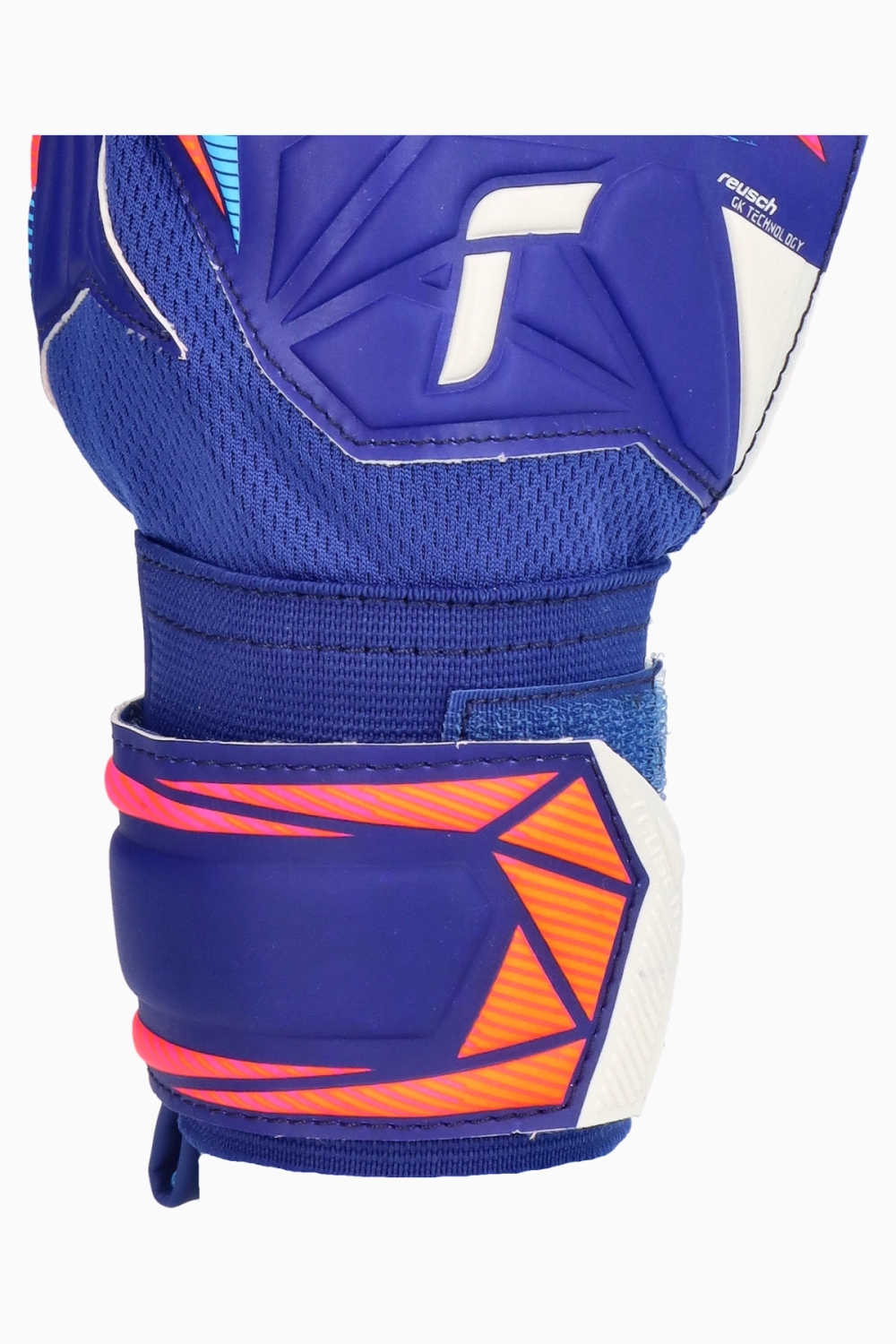 Вратарские перчатки Reusch Attrakt Grip Junior - синий