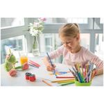 Карандаши цветные Faber-Castell "Grip", 06цв., трехгран., заточен., картон, европодвес