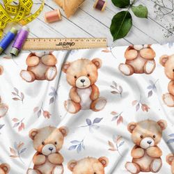 Ткань премиум бифлекс игрушечные медведи