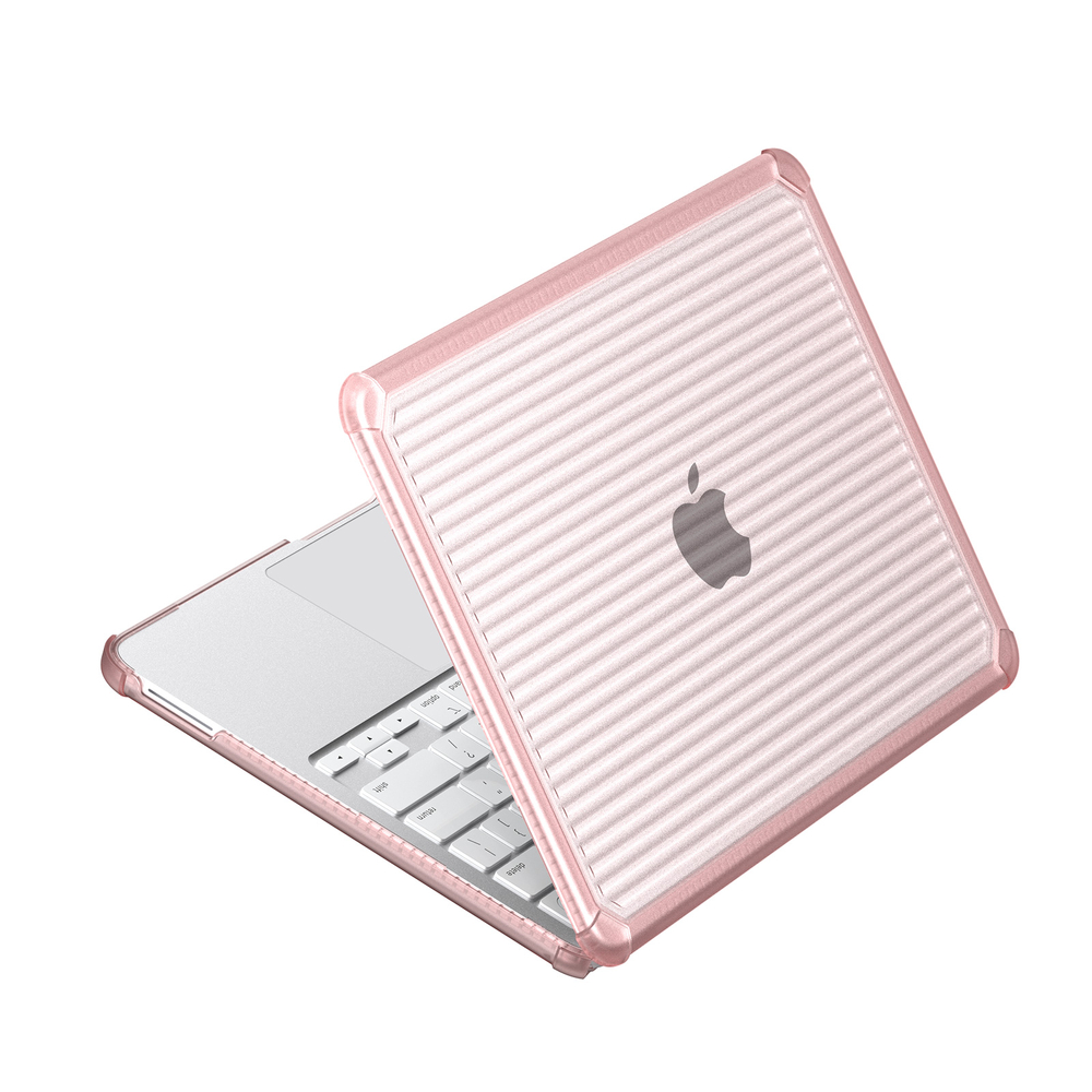 Чехол розового цвета для ноутбука MacBook Neo 13 (с 2026-) от Dux Ducis, серии LCGH Series Protective Case