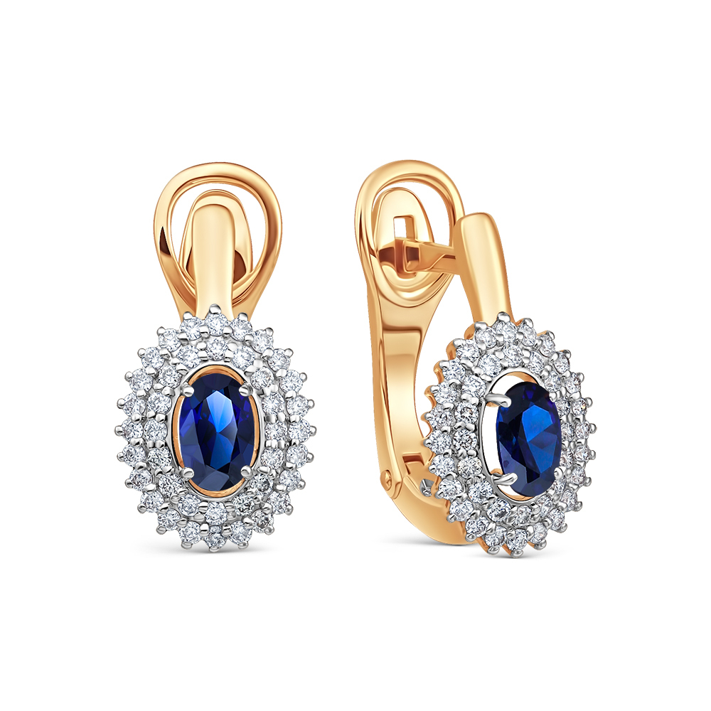 Серьги из золота 585 пробы