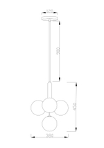 Подвесная люстра Moderli V2050-P Covey