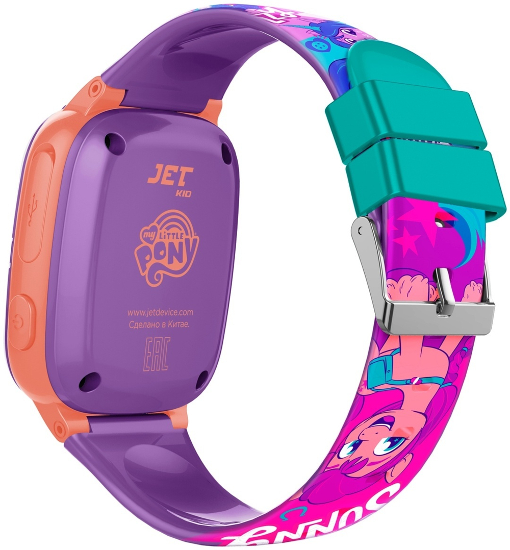 Смарт-часы Jet Kid My Little Pony MOVIE фиолетовый-розовый