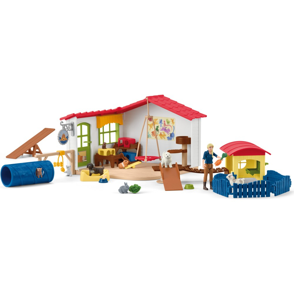 Schleich Farm World - Отель для животных с аксессуарами 42607