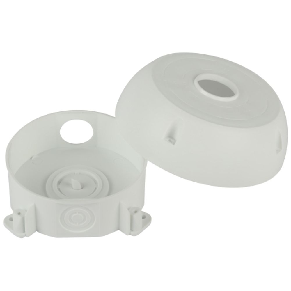 Коробка монтажная ЭРА KOR-MV-131-41.5-W-55 для камер видеонаблюдения белая 131х41,5мм IP55