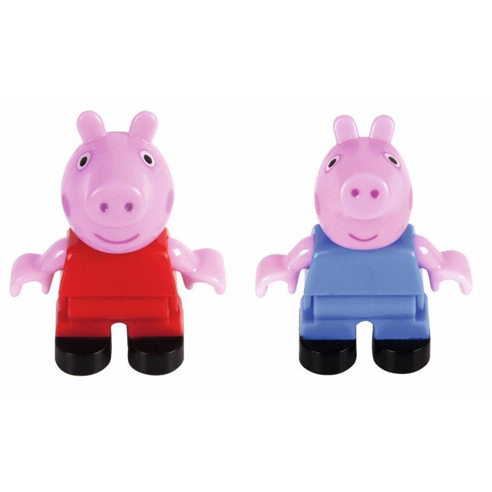 BIG Bloxx Peppa Pig — набор строительных блоков для игровой площадки + 2 фигурки Пеппы и Джорджа 57076 / артикул   57076  / GTIN 4004943570763