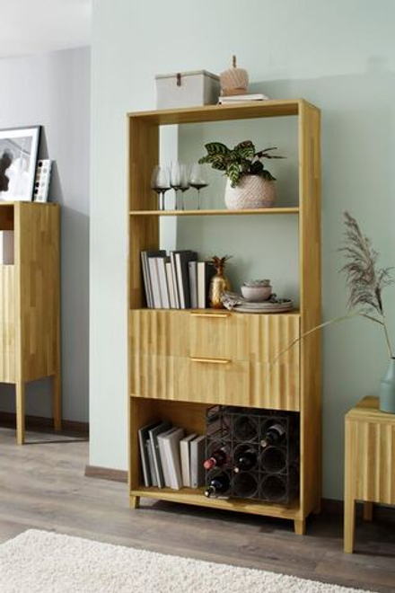 Стеллаж Розенбург 2 ящика 3 полки из массива дуба