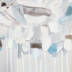 Панно декоративное Fleur, 60х60 см, голубое