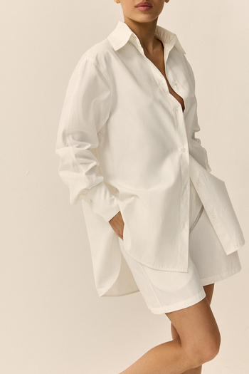 Рубашка из хлопка AMAN Белый