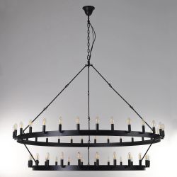 Citilux Смитсон CL470254 Люстра замковая подвесная Чёрная