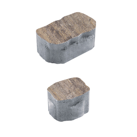 Тротуарная плитка Арена - Искусственный камень Доломит, комплект из 2 видов плит