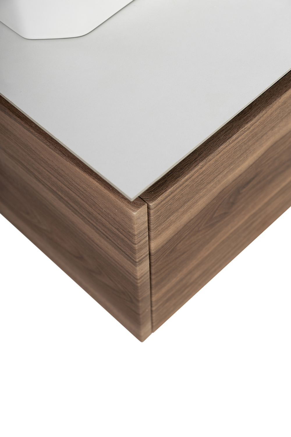 Мебель для ванной со столешницей и накладной раковиной Cezares SLIDER 80 Орех дымчатый SLIDER-800-1C-SO-NA-P