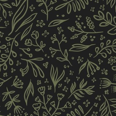 Зелень на чёрном 1.