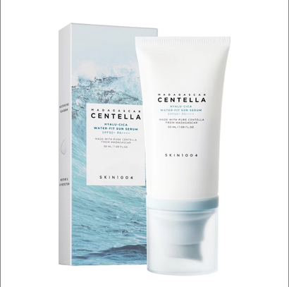 Крем солнцезащитный Skin1004 MADAGASCAR Centella Hyalu-Cica Water-Fit Sun Serum SPF50 100 мл