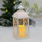 Сувенир с подсветкой «Загадочная лампа» 13*13*33 см (работает от 3*ААА), Белый