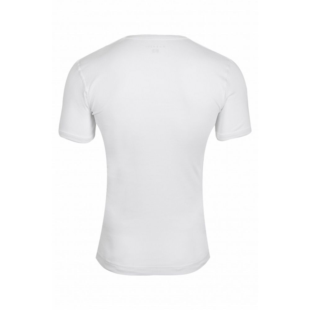 Мужская футболка белая V-neck BUGATTI 050004/6061 110