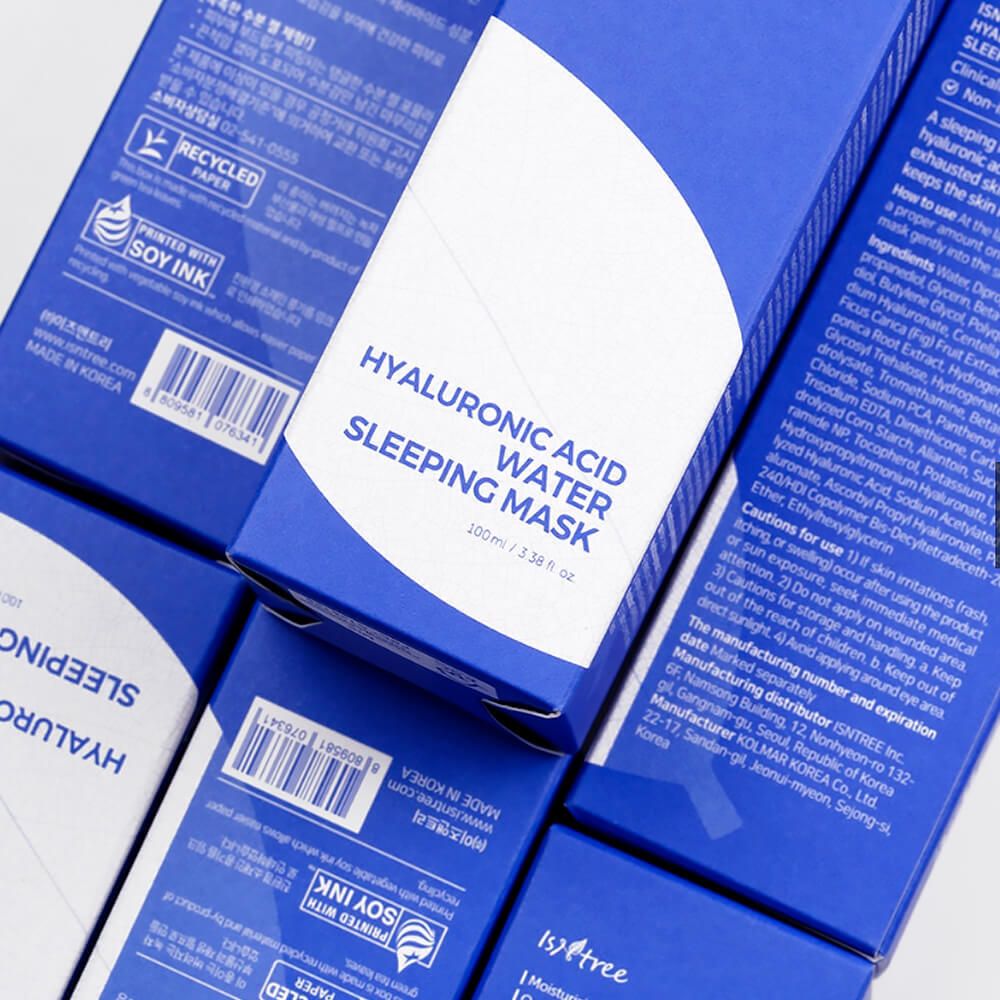 Ночная маска для глубокого увлажнения кожи IsNtree Hyaluronic Acid Water Sleeping Mask 100 мл