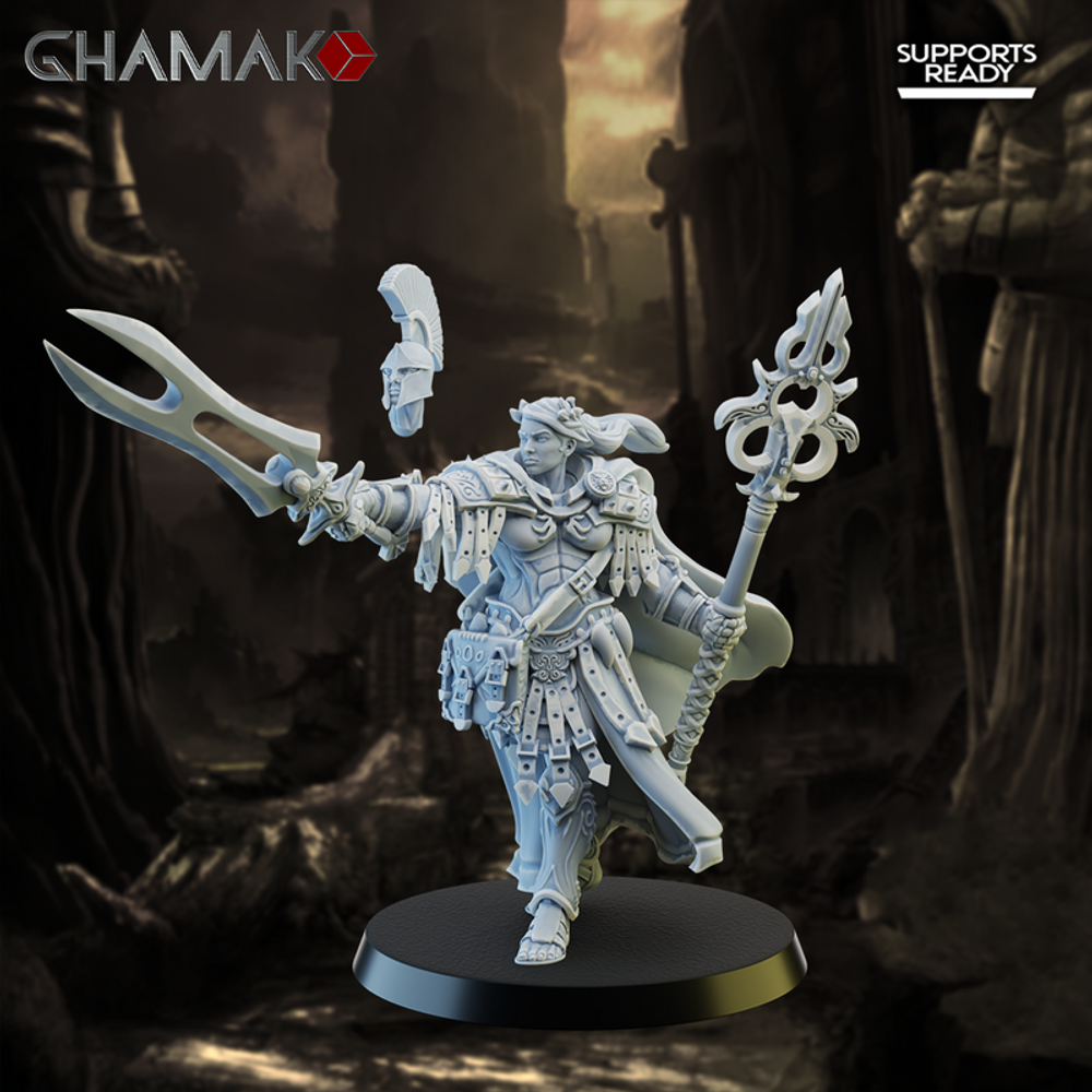 Grand Alliance Order Stormcast Eternal Evocators Воитель-маг №2 миниатюра для dnd, днд, pathfinder, фентези, Настольная игра, НРИ, Варгейм, РПГ