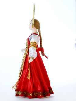 Кукла коллекционная Водоноска-казачка в летнем платье