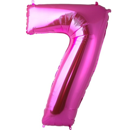 Г ЦИФРА 7  40" Розовый