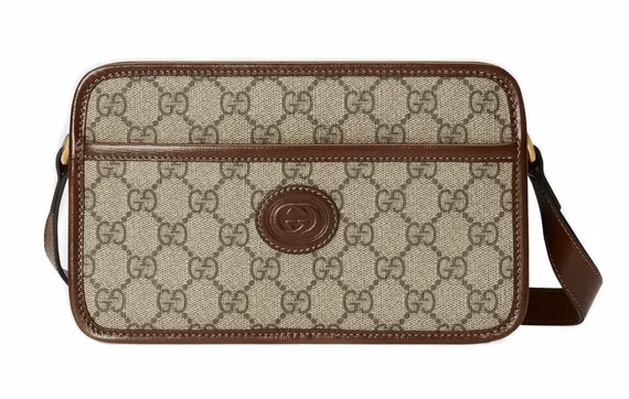 Миниатюрная сумка Gucci с переплетенными буквами G
