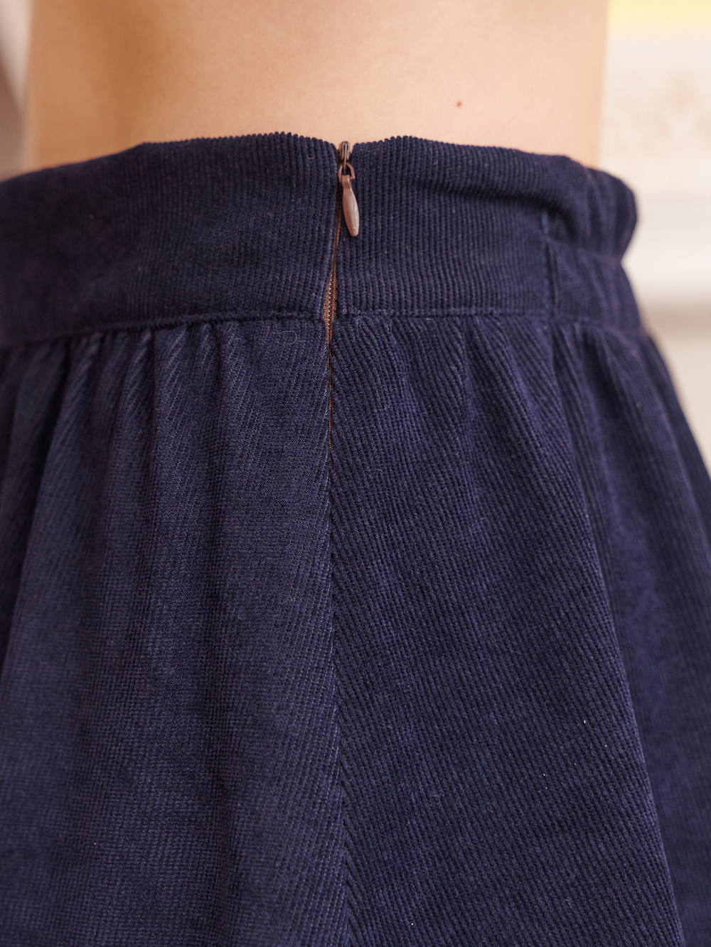 Юбка бохо вельветовая миди