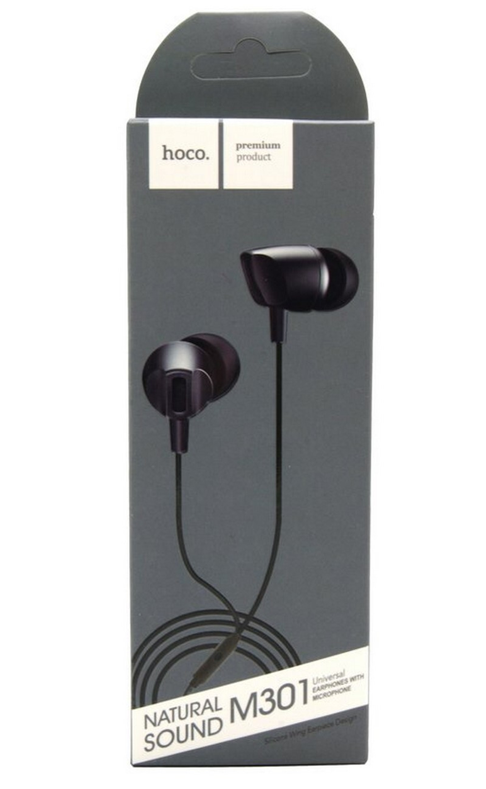 Наушники с микрофоном HOCO M301 (черный)