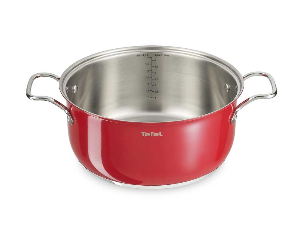 Набор посуды Tefal Intuition Colors 6 предметов 1,2/2,5/4,5л 16/20/24см B903S374