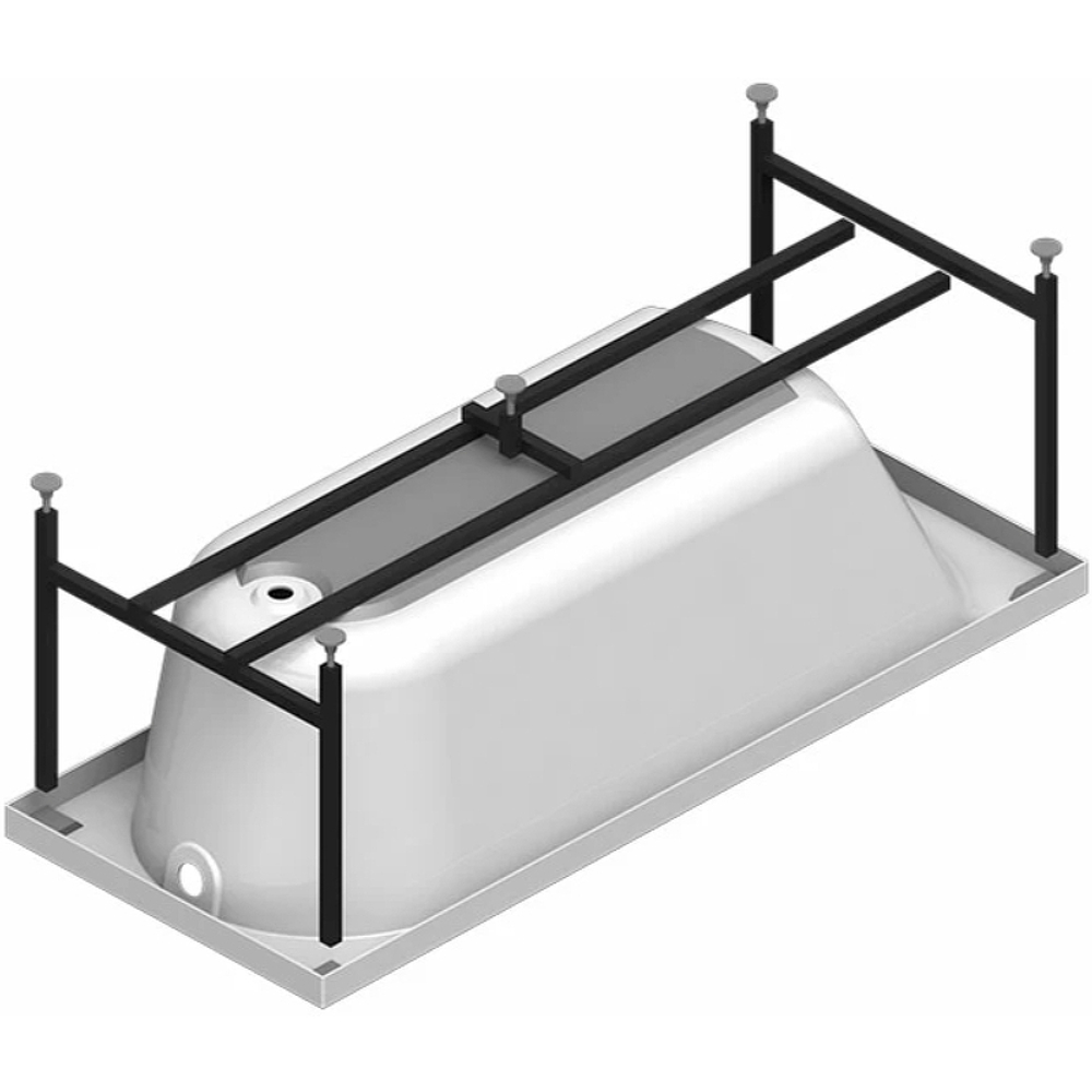 Акриловая ванна Radomir Vanessa (Радомир Ванесса) Виктория 170х70, с каркасом