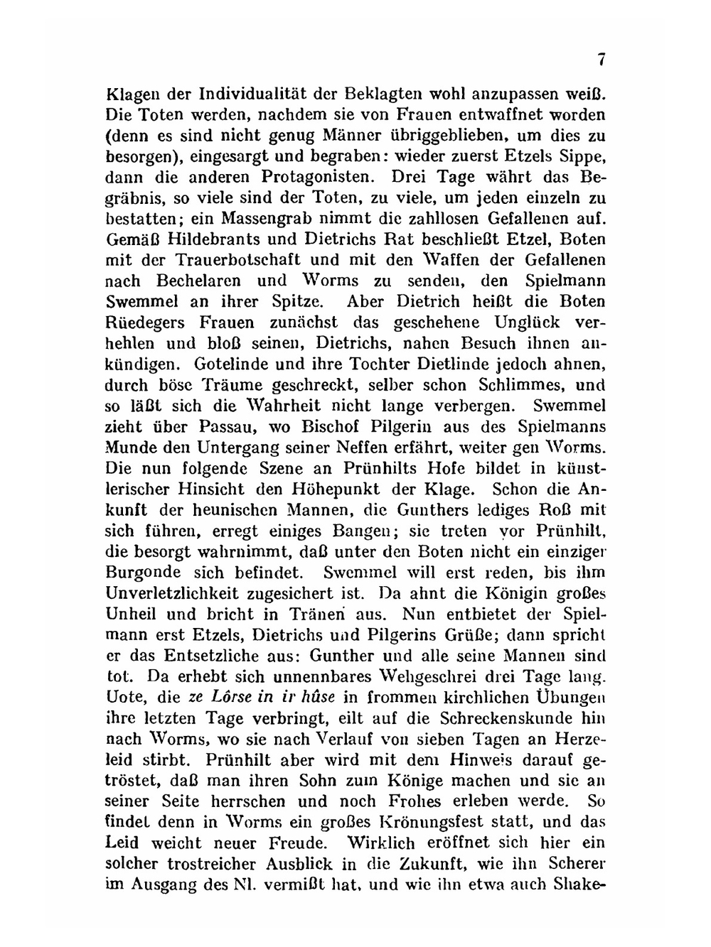 Das Nibelungenlied | Körner Josef