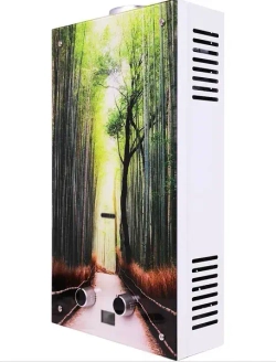 Водонагреватель газовый GENBERG Декор-Eco 210.01 Тростниковая роща, 10 л/мин, 20 кВт