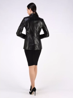 Кожаная куртка демисезонная Турция пиджак