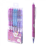 Ручка гелевая пиши-стирай, автоматическая Alingar "Радужное пони", 0,5мм, синяя, игольч. наконечник, круглый цветной пластиковый корпус, пласт. уп.