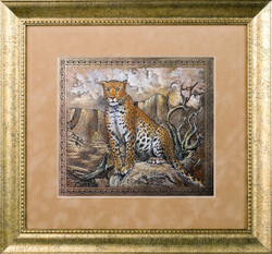 Гравюра "Леопард"