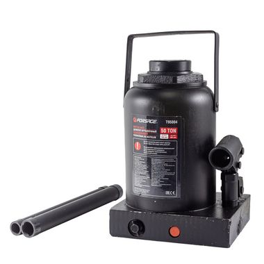 Домкрат бутылочный гидравлический 50т с клапаном (h min-260мм, h max-480мм) Forsage F-T95004(DS)