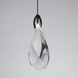 Подвесной светильник Cloyd GLOCK-A P1 / Ø8 см - черный (арт.11623)