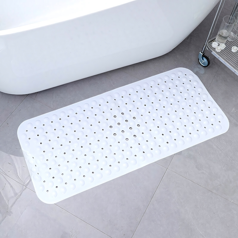 Коврик для ванной 70*38см "Ариэль" белый