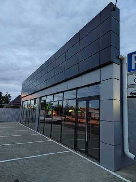 Фасад вентилируемые и облицовочные из алюминиевых композитных панелей