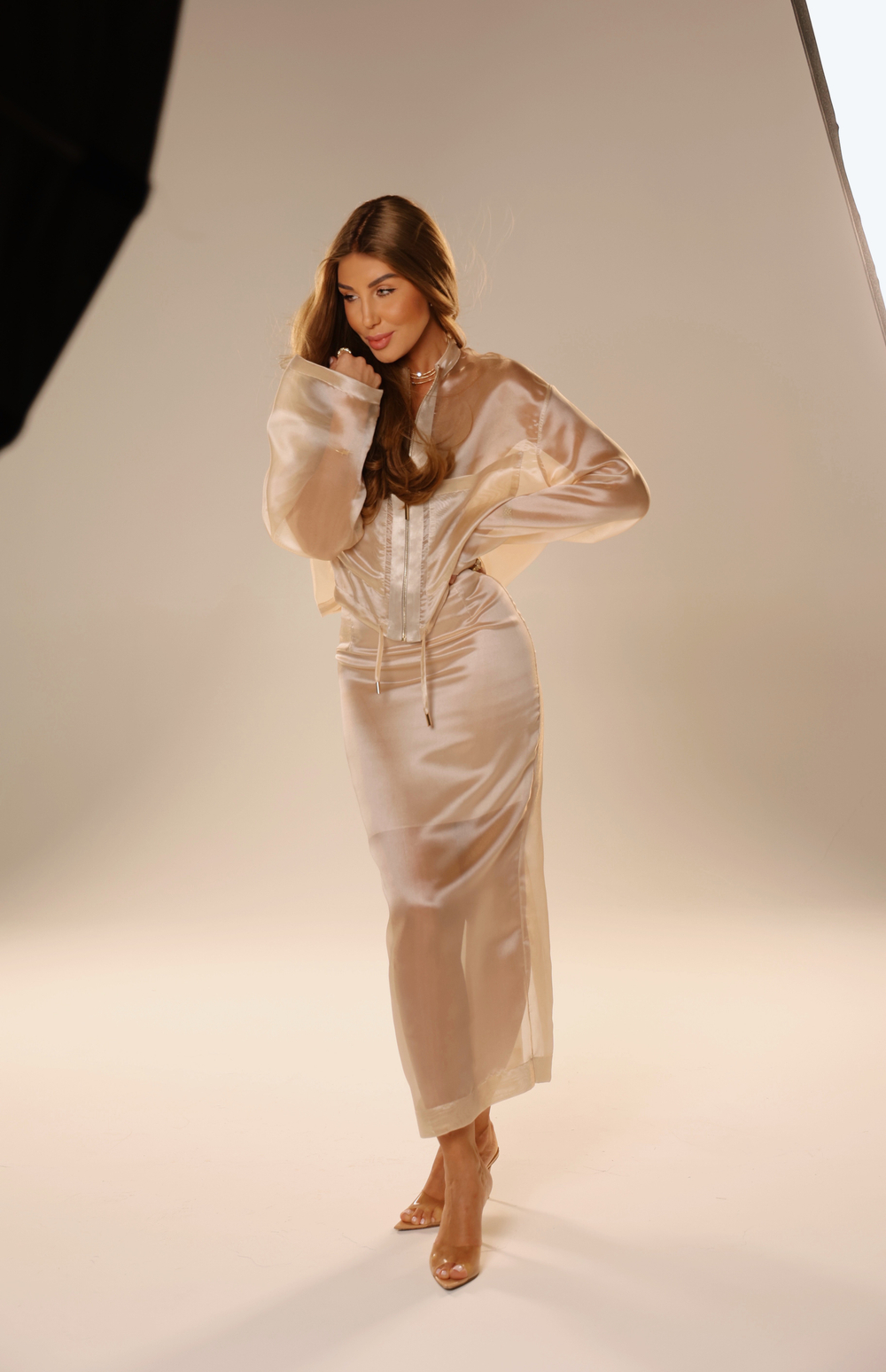 Юбка из органзы