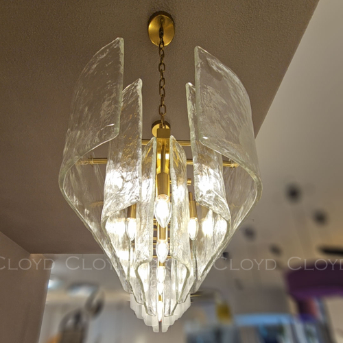 Люстра Cloyd PAMIR C12 / шир. 100 см - латунь (арт.11360)